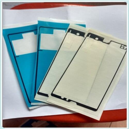 5sets / 10pcs New LCD Front+Back Adhesive Glue Tape Sticker for Sony Xperia Z L36h C6603 Frame Housing Rear Battery door Sticker
