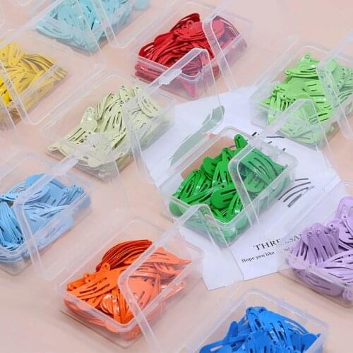 50pcsMini Pet Dog Hairpin Candy Colors about 3cm Small Puppy Cat Hair Clips Pet Hair Accessories Dog Hair Grooming pet grooming