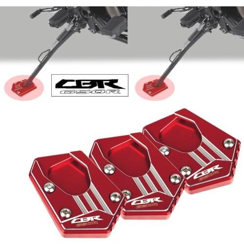 Motorcycle Accessories For HONDA CBR650R 2019-2021 Side Stand Enlarge Enlarge the base of foot support CBR650R 2019 2020 2021