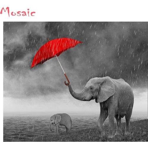 Elephant diy 5d diamond painting full square/round diamond embroidery,custom photo diamond mosaic 3d cross stitch home decor