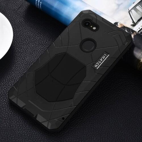 IMATCH Aluminum Metal Armor Silicone Shockproof Cover For Google Pixel 5A 5G 4A 5G 4G 4 3A 3 XL 3A 4 3 Dirt Shock Proof Case