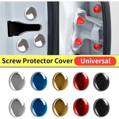Car Door Lock Screw Protector Cover for Honda Civic Accord Mazda Ms Nismo Chevrolet Corvette