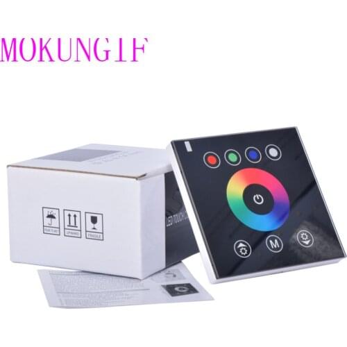 Fast shipping 20pcs RGBW LED Touch Panel Controller led dimmer for DC12V LED strip lights