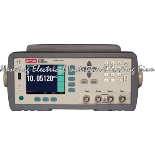 Fast arrival AT515 High Precision DC Resistance Meter Suitable For All Kinds Of High Middle Low Resistor Micro Ohm Meter Tester