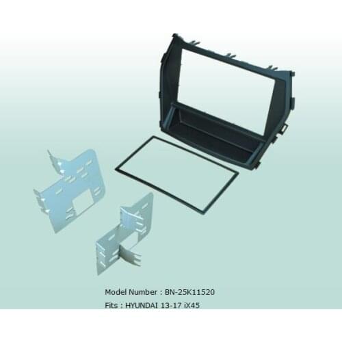 Car Fascias 2 Din Audio Panel Frame Dash Kit For Hyundai iX45 Santa Fe 2013 2014 2015 2016 2017
