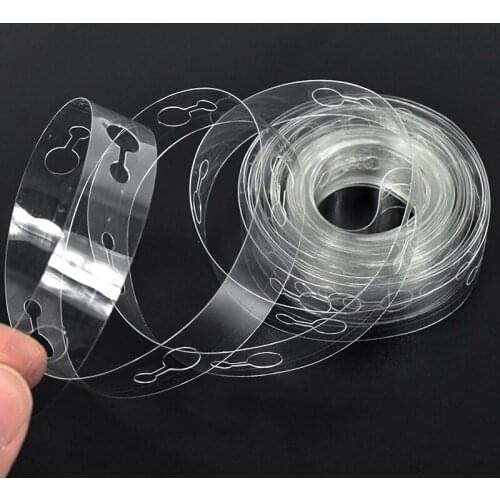 GIHOO 5M/Lot 410 Holes Balloon Chain Balloon Knotter Glue Ribbon Wedding Birthday Party Balloons Backdrop Wall Decora Supplies