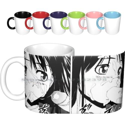 Face Ceramic Mugs Coffee Cups Milk Tea Mug Manga Anime Hentai Fantasy Fetish Sci Fi Comic Cartoon Japan Asia Girls Sex Xxx