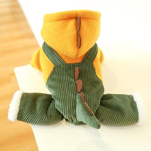 Pet Costume Dog Dinosaur Strap Pants Teddy Four Legged Plush Clothes Dog Clothes for Small Dogs Pet Cat Clothing