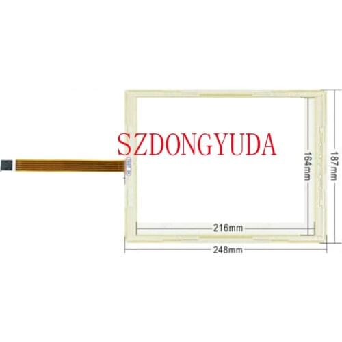 New Touchpad 10.4 Inch 5-Line 5 Wire 248*187 For AMT2507 AMT 2507 AMT-2507 Touch Screen Digitizer Glass Sensor