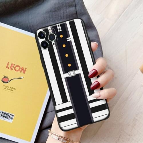 Obanai Iguro Clothes design KNY silicone Phone Case FOR iPhone Se 6 6s 7 8 Plus X Xr Xs 11 12 Mini Pro Max Glass Cover Shell
