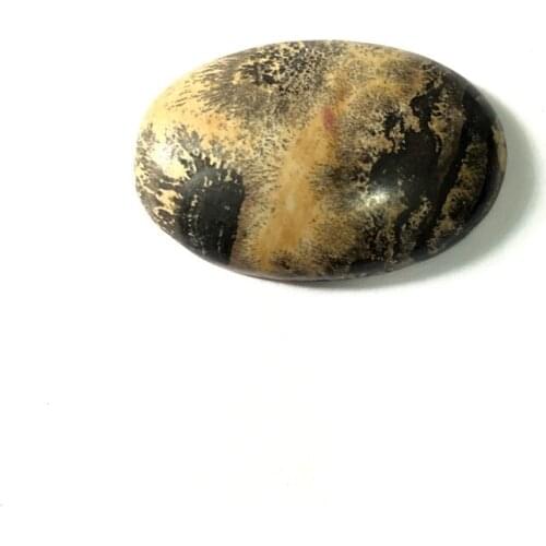 Wholesale 1pcs Natural Dendritic Jaspers Stone Bead Cabochon Jewelry Ring Face 20x30mm Oval Gem stone Beads Cabochon