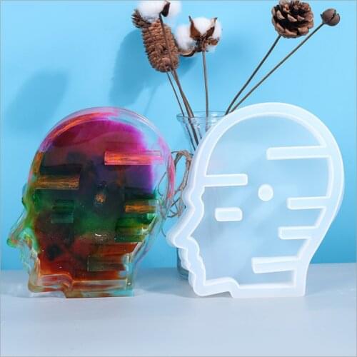 Transparent Silicone Mould Dried Flower Resin Decorative Craft DIY Portrait decoration storage Mold epoxy resin molds for jewelr