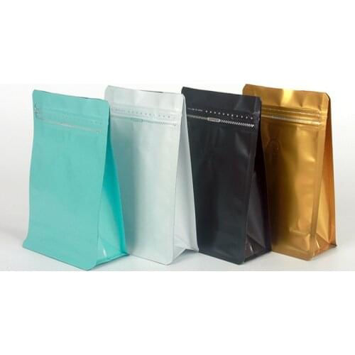 50Pcs/Lot Empty Tea Bag Aluminum Foil Stand up Fruit Tea Packaging Self Sealing Bags Food Coffee Bags