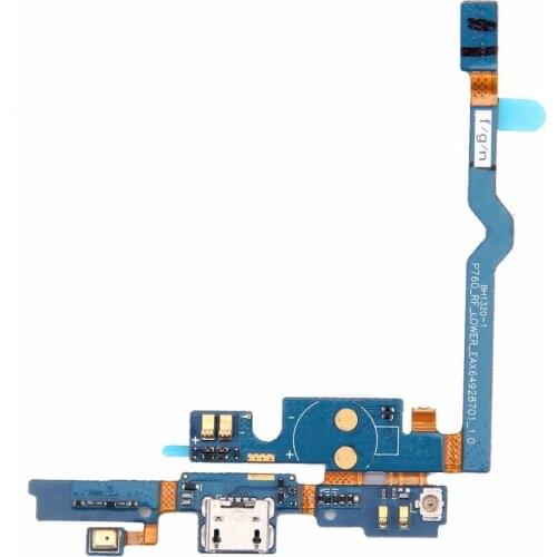 USB Charging Connector Port Flex Cable & Microphone Flex Cable Replacement for LG P760 / Optimus L9 / P765 / P768
