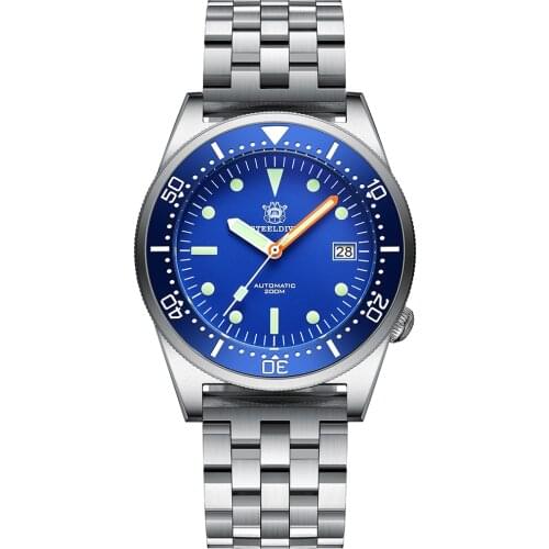 STEELDIVE 1979 200m Dive Watches Men Ceramic Bezel 316L Steel Mens Watches Top Brand Luxury Steel Dive Mechanical Watch Men Big