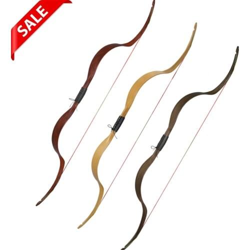 1pc 48 Inch Archery Hunting Traditional Durable Wood Recurve Bow Horse Longbow Archery hunting Left Right Hand Free Shipping