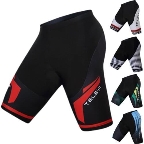 Teleyi 2021 Pro Team Cycling Shorts Men 3D Gel Padded Shockproof Tights Bicycle Shorts Downhill MTB Bike Shorts bermuda ciclismo