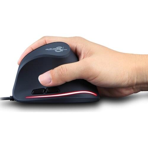 ZELOTES T20 USB Wired Vertical Optical 4 Gears 3200 DPI 6 Buttons Gaming Mouse Laptop Computer Ergonomic Mice Silent