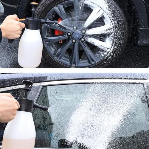 1.5L Car Wash Foam Spray Can Manual Pneumatic Universal Sprayer Car Wash Foam Watering Can High Pressure Pa Pot Car Accessories