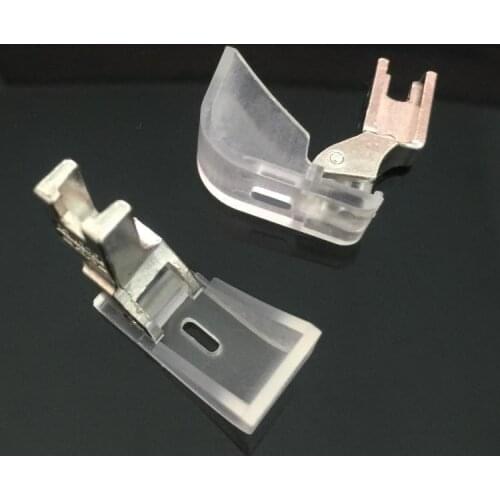 1PCS Transparent boat-shaped cotton plastic presser foot down jacket presser foot industrial sewing machine accessories