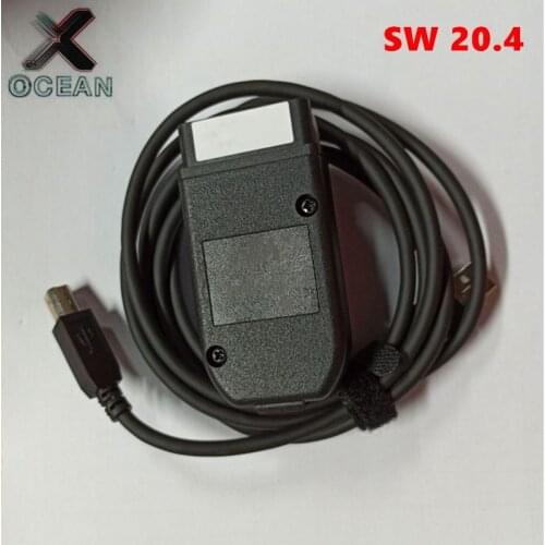 2nd OBD2 Interface cable 20.4.2 20.4 ATMEGA162 FTDI FT232RQ 9241A K1&K2 MCP2515 F16V8BQL chip green PCB 16Pin Diagnostic Cable