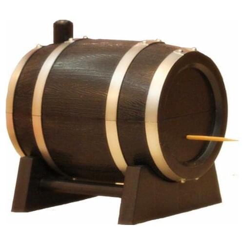 2018 new features creative barrel type plastic toothpick tube crafts decoration home daily necessities kitchen supplies