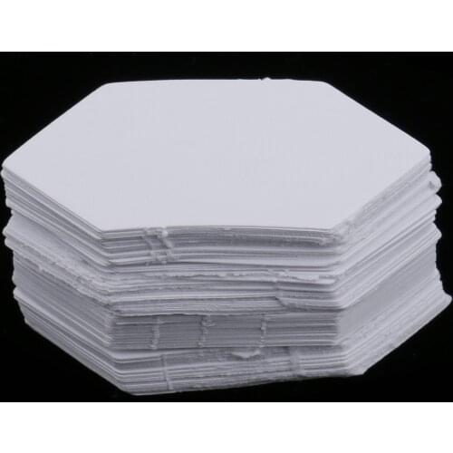 300pcs Hexagon Paper Quilting Templates Paper Piecing DIY Patchwork 3 Sizes