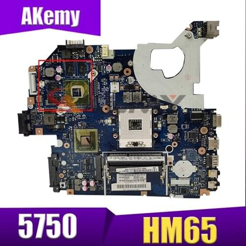 Akemy Laptop motherboard For ACER Aspire 5750 Mainboard LA-6901P N13P-GL2-A1 HM65 DDR3