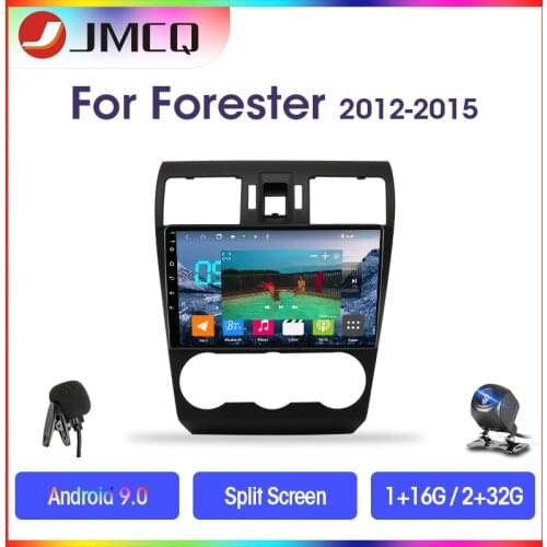 JMCQ Android 9.0 Car Radio For Subaru Forester XV WRX 2012-2015 Multimedia Player GPS Navigaion 2Din 2G+32G DSP RDS Split Screen