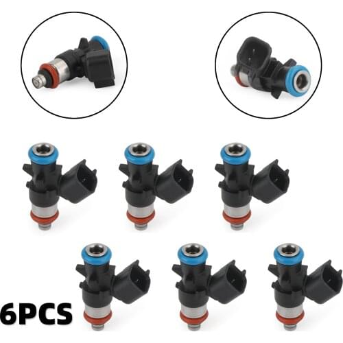 Areyourshop 6pcs Fuel Injectors Fit For Chrysler 12-17 Wranger 14-17 Ram 3.6L FJ1147 5184085AD Car Accessories Auto Parts