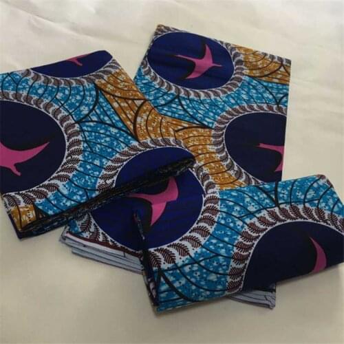 Hot Sale 100% Cotton Wax African Real African Cotton Wax Veritable African Print Fabric For Party Dress