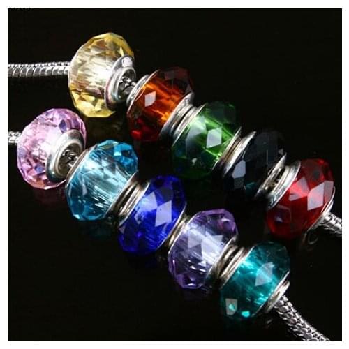 Crystal Beads 500pcs mix Faceted fit charm Bracelets