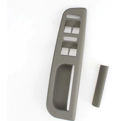 Gray Window Switch Bezel Handle Trim Set For VW Jetta Golf MK4 Passat B5 Bora 3B1 867 171 E