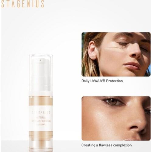 Lightweight Concealer Liquid Foundation Matte Breathable Brightening Complexion Long Lasting Sun Protection Trial Set TSLM1