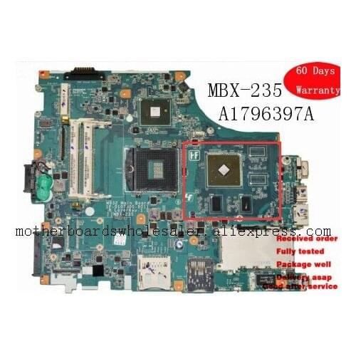LAPTOP SYSTEM BOARD A1796397A For Sony VAIO VPCF1 Laptop Motherboard MBX-235 M932 A1796397B Tested