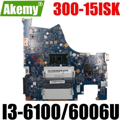 BMWQ1/BMWQ2 NM-A482 Original mainboard For Lenovo 300-15ISK Laptop motherboard with I3-6100/6006U CPU 100% Fully Tested