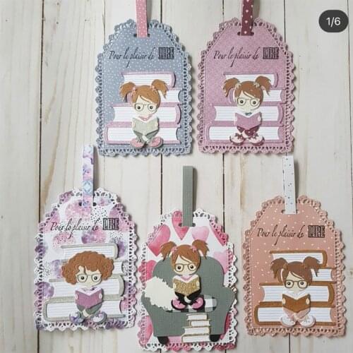 KLJUYP Flower Tag Trio Metal Cutting Dies Scrapbook Paper Craft Decoration dies scrapbooking