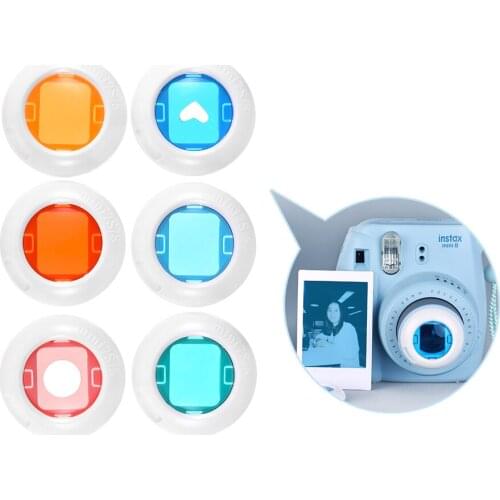 Instant Camera 5/6 PCS Mini Color Close Up Lens Filter Set for Fujifilm Instax Mini 7s/8/8+/9