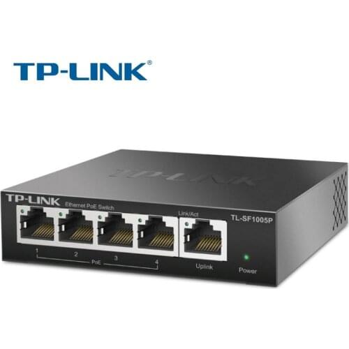 TP-Link TL-SF1005P 5 Port 100Mbps Unmanaged Ethernet Network Desktop Switch POE