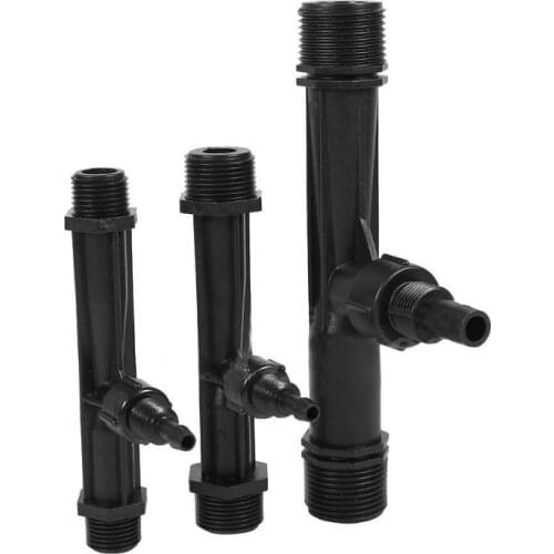 One Piece (g3/4) Black Venturi Fertilizer Injector Wholesale