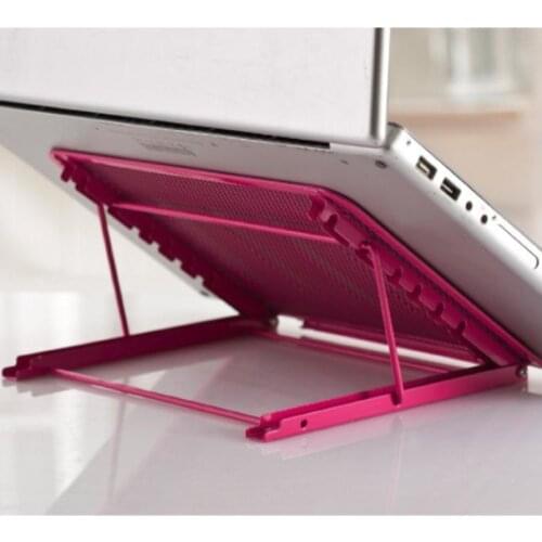 Mesh Ventilated Adjustable Laptop Stand Holder Cooler Folding Portable For Laptop Notebook Tablet Adjustable Notebook Stand