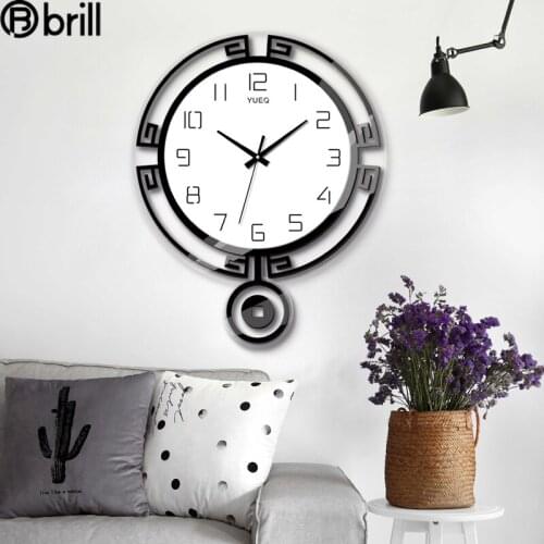 Modern Design Wall Clock Creative Watch Large Pendulum Clock Living Room Art Decorative Watches Home Decor Special Style