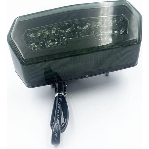 FYSD Motorcycle LED Taillight Rear Tail Amber Turn Signal Red Brake Lamp Light 12V Waterproof For HONDA MSX /Grom 125 13-16