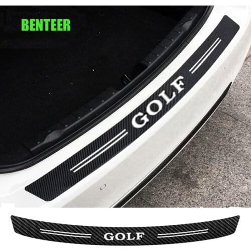 Carbon Fiber Car Bumper Protection Sticker For VW GOLF Golf5 Golf6 Golf7 MK6 MK7 MK5 MK4 MK3 MK2 GOLFR TDI GTI