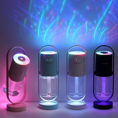 200ml Magic Negative Ion Air Humidifier Ultrasonic Essential Oil Diffuser with Night Light for Home Car Office Bedroom Dropship
