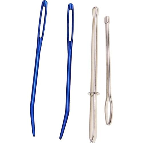 4 BODKIN ELASTIC THREADER FOR WAIST BAND CRAFT EASY TO INSERT SEWING TOOLS