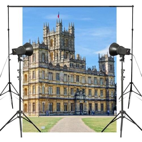 5x7ft Beautiful Highclere Castle Photo Background British Architecture Backdrop photography Studio Backdrop Props Wall
