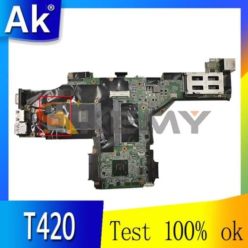Akemy For Lenovo ThinkPad T420 T420i Laptop Motherboard FRU 04W2049 63Y1997 63Y1991 63Y1996 N12P-NS1-S-A1 1G QM67 100% Test