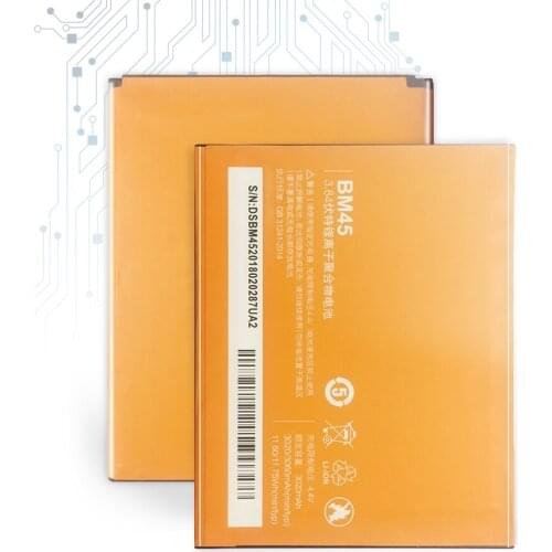Battery for Xiaomi Hongmi Redmi Note 2, Mpn Original: Bm45