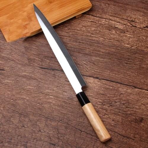 Free Shipping YILang Stainless Steel Kitchen Sashimi Salmon Knife Chef Raw Fish Fillet Knife Sashayed Cooking knives For Gift